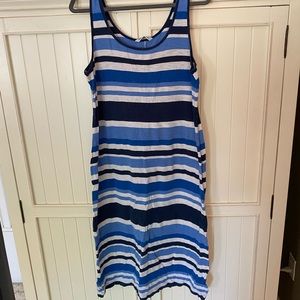 Tommy Bahama striped maxi dress. Large.